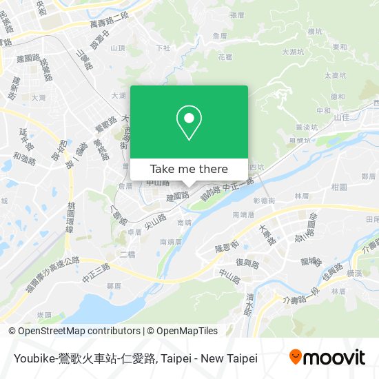 Youbike-鶯歌火車站-仁愛路 map
