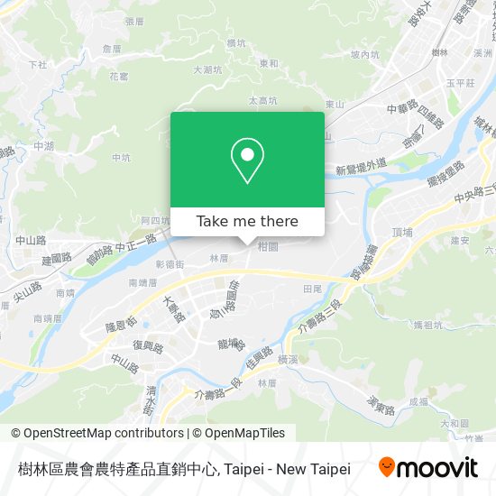樹林區農會農特產品直銷中心 map