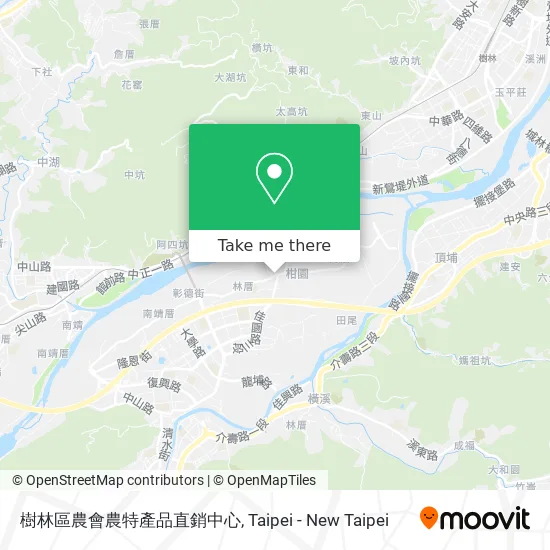 樹林區農會農特產品直銷中心 map