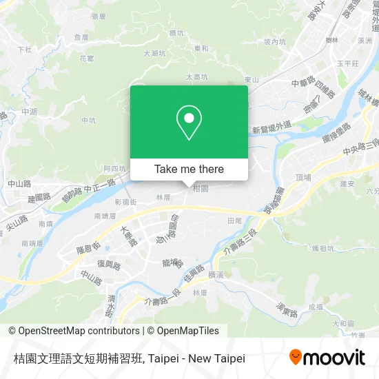 桔園文理語文短期補習班地圖