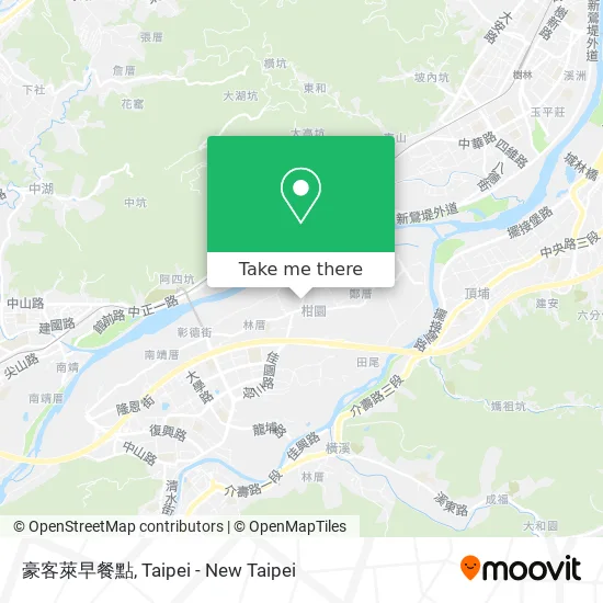 豪客萊早餐點 map