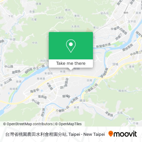 台灣省桃園農田水利會柑園分站 map