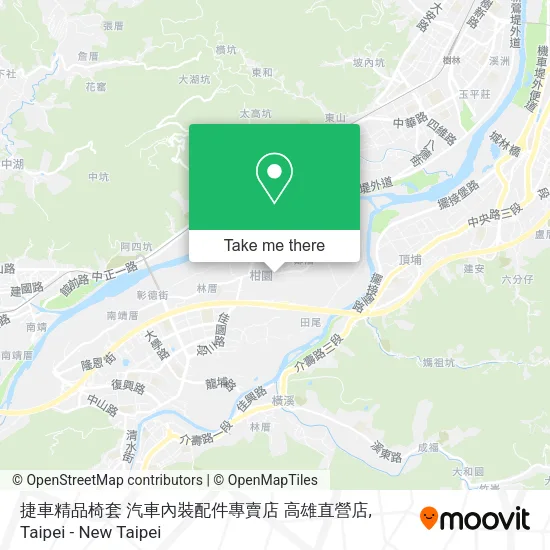 捷車精品椅套 汽車內裝配件專賣店 高雄直營店地圖