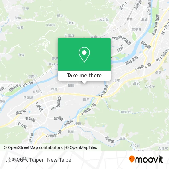 欣鴻紙器地圖