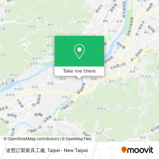 達豐訂製家具工廠 map