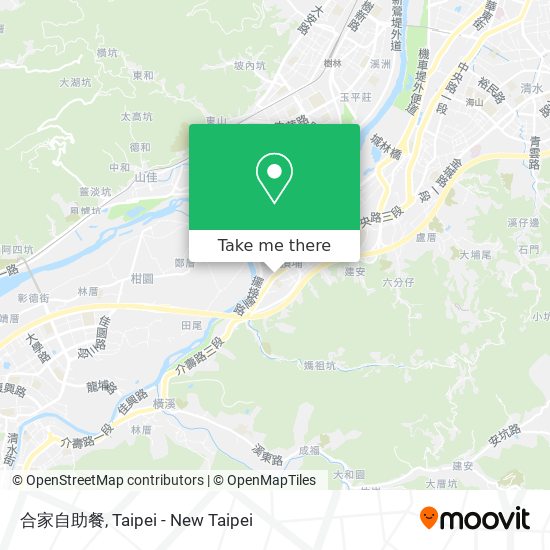 合家自助餐 map