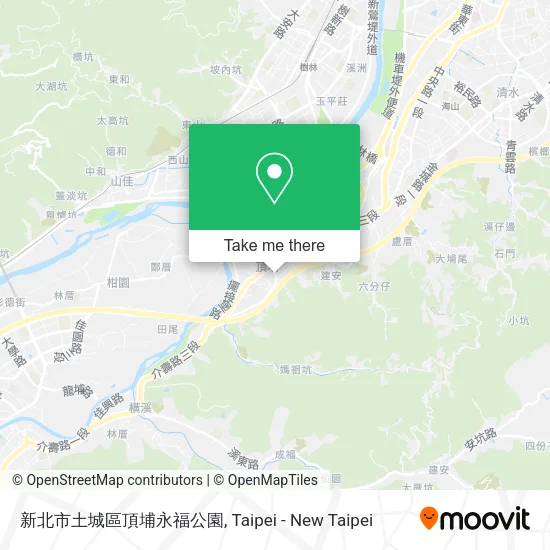 新北市土城區頂埔永福公園地圖