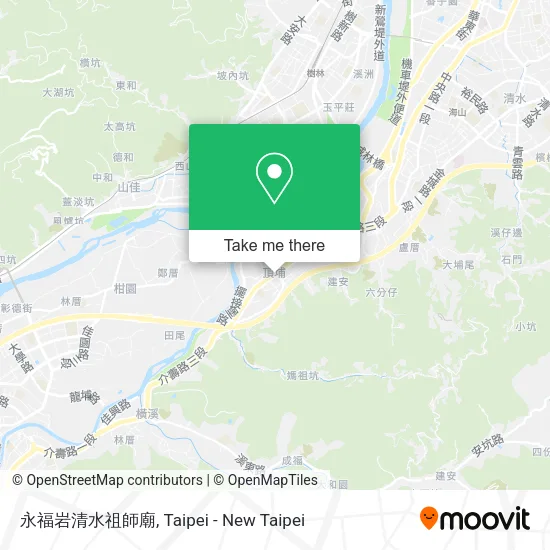 永福岩清水祖師廟地圖