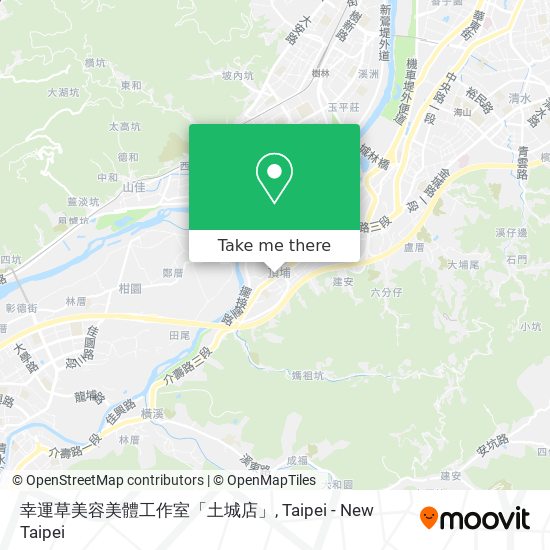 幸運草美容美體工作室「土城店」地圖