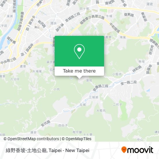 綠野香坡-土地公廟地圖