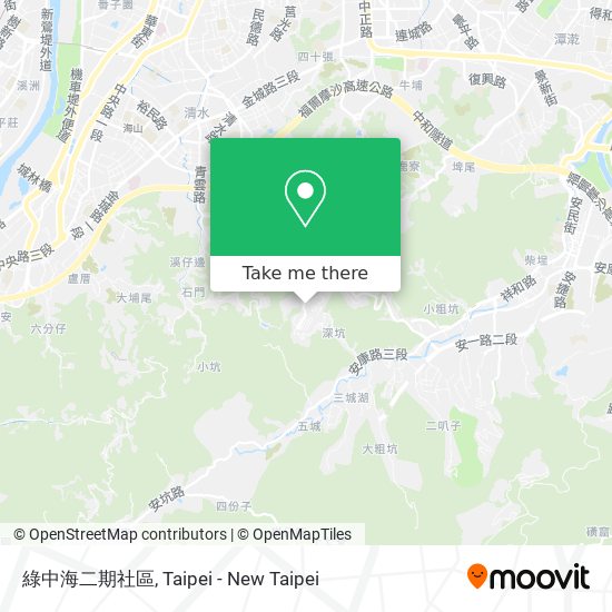 綠中海二期社區 map