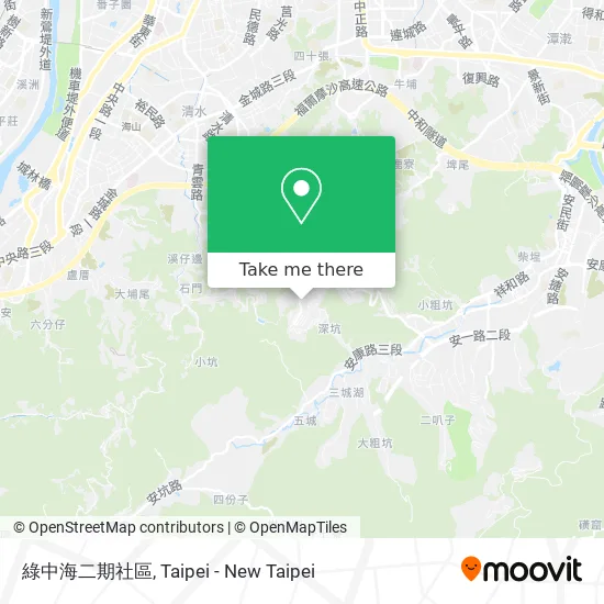綠中海二期社區 map