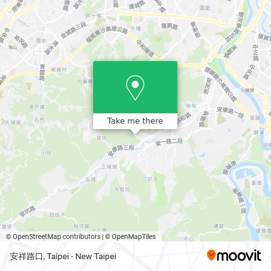 安祥路口地圖
