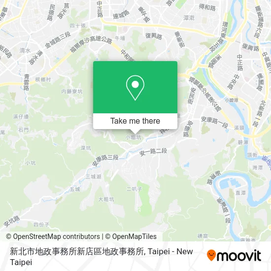 新北市地政事務所新店區地政事務所地圖