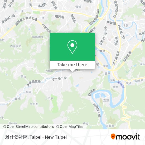 雅仕堡社區 map