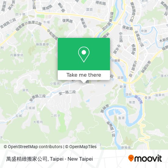 萬盛精緻搬家公司 map