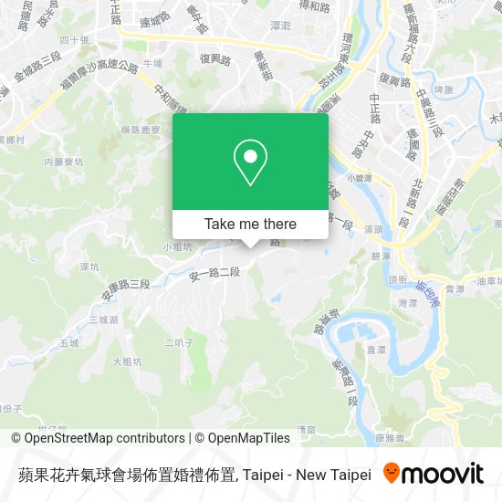 蘋果花卉氣球會場佈置婚禮佈置地圖