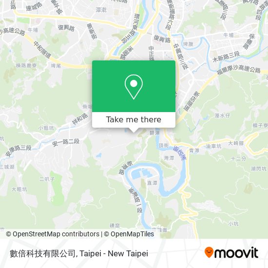 數倍科技有限公司 map