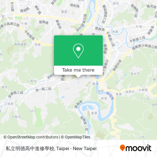 私立明德高中進修學校 map