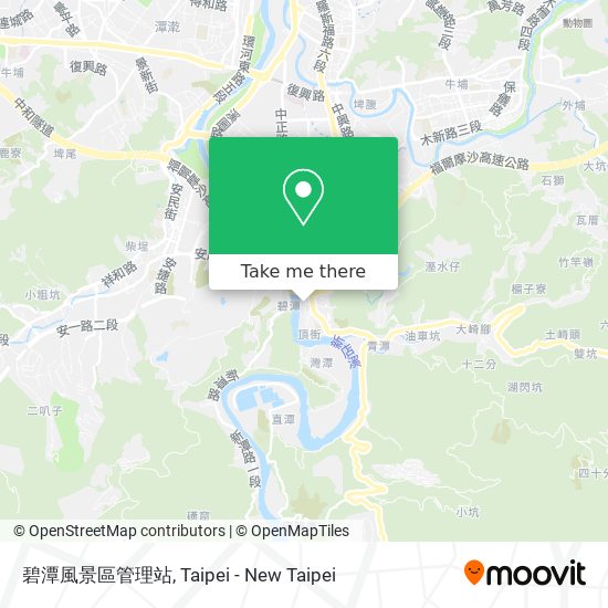 碧潭風景區管理站地圖