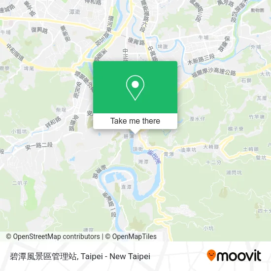 碧潭風景區管理站地圖