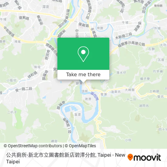 公共廁所-新北市立圖書館新店碧潭分館 map