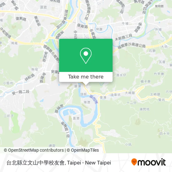 台北縣立文山中學校友會 map