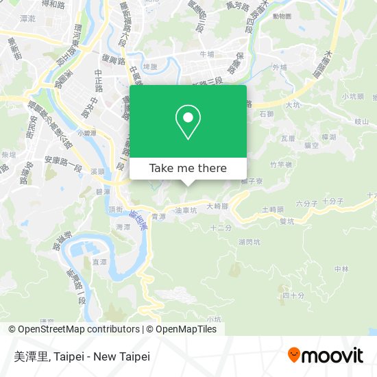 美潭里地圖