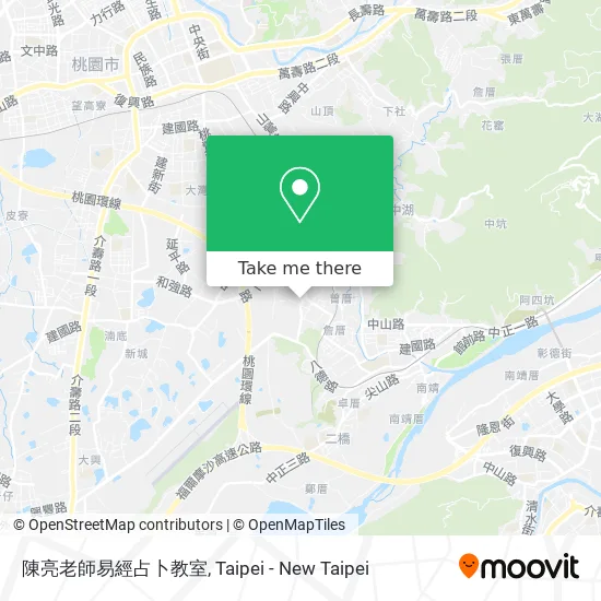 陳亮老師易經占卜教室地圖