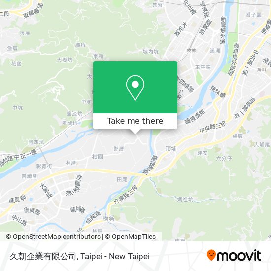 久朝企業有限公司 map