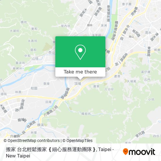 搬家 台北輕鬆搬家 ❴細心服務運動團隊❵ map