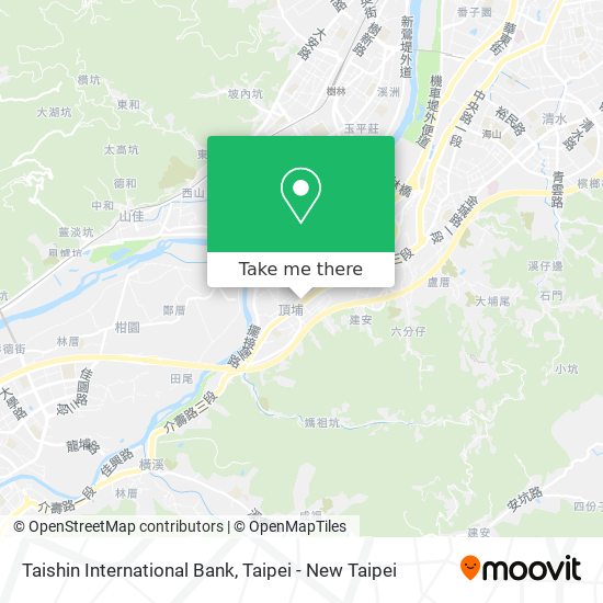 Taishin International Bank map