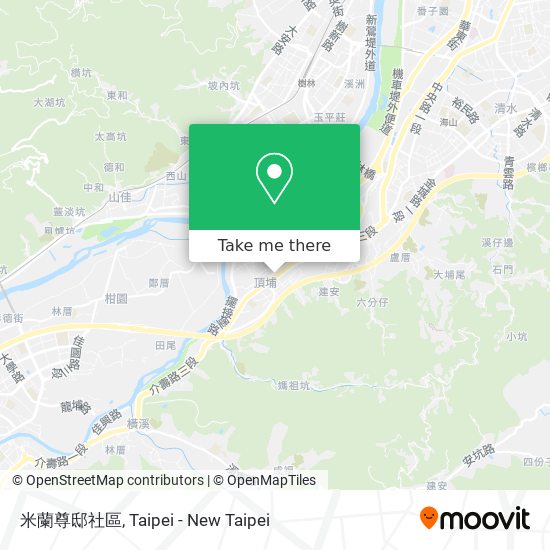 米蘭尊邸社區 map