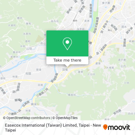 Easecox International (Taiwan) Limited地圖