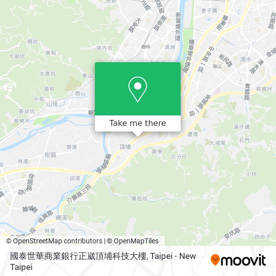 國泰世華商業銀行正崴頂埔科技大樓 map