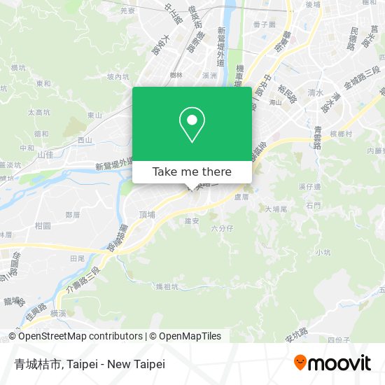 青城桔市 map