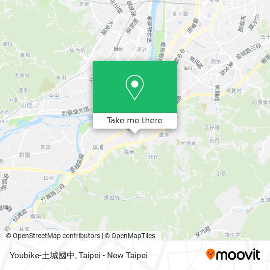 Youbike-土城國中地圖