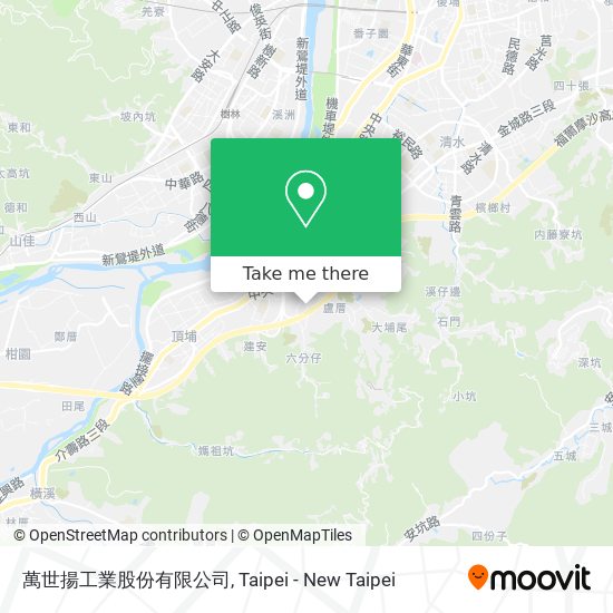 萬世揚工業股份有限公司 map