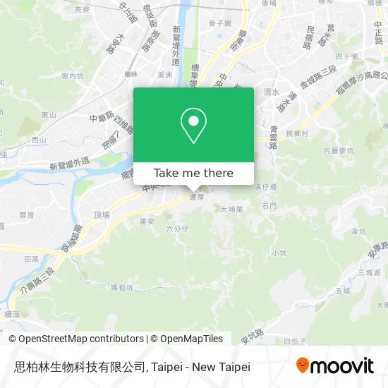 思柏林生物科技有限公司地圖