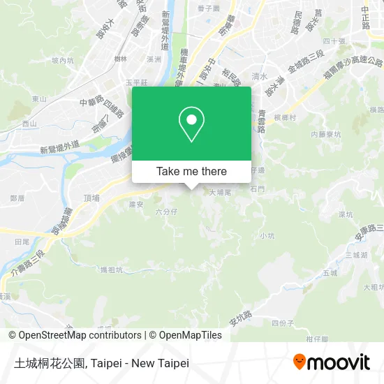 土城桐花公園地圖