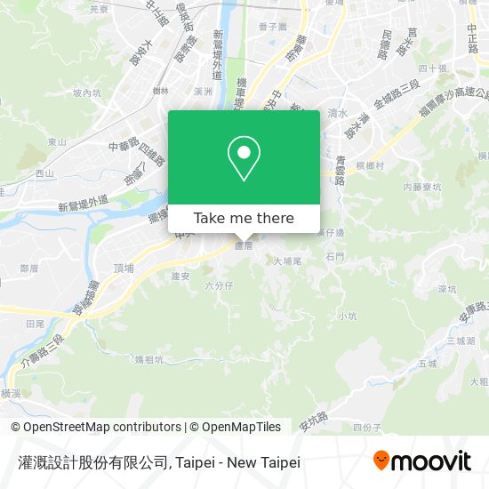 灌溉設計股份有限公司 map