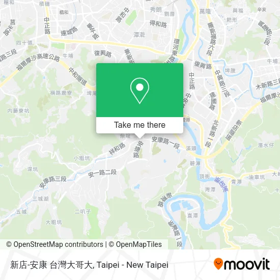 新店-安康 台灣大哥大 map