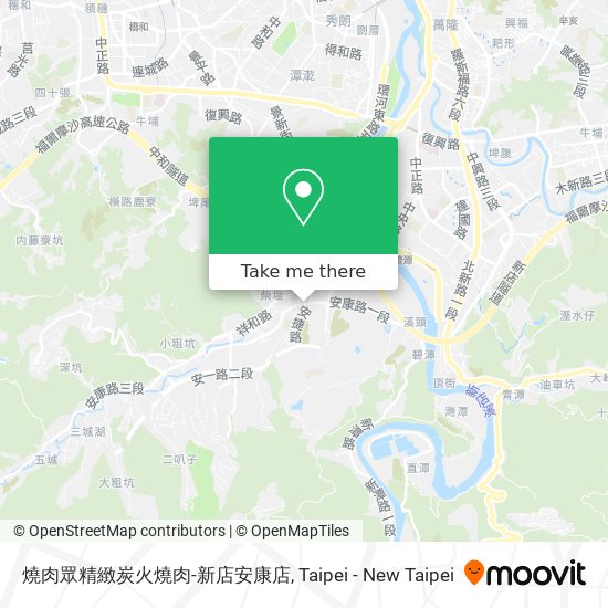 燒肉眾精緻炭火燒肉-新店安康店 map