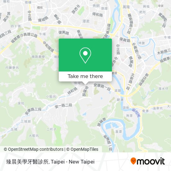 臻晨美學牙醫診所地圖