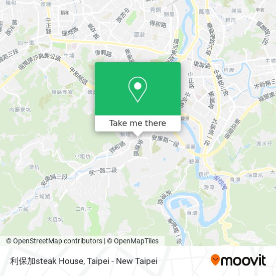利保加steak House地圖