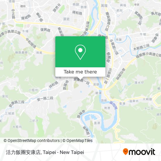 活力飯團安康店 map