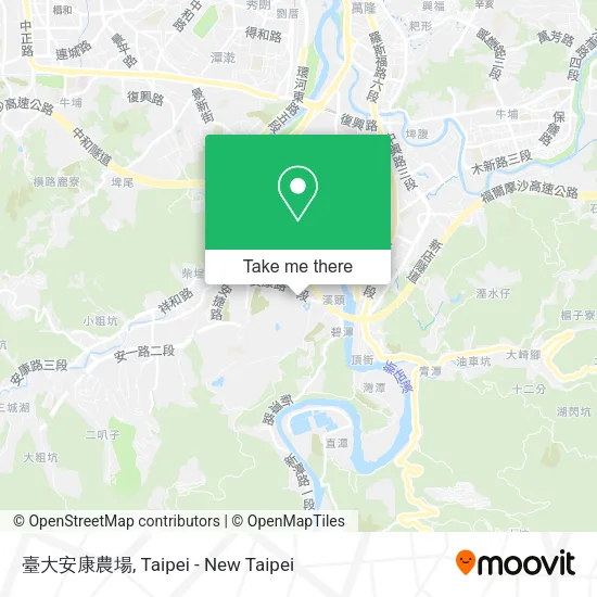 臺大安康農場地圖