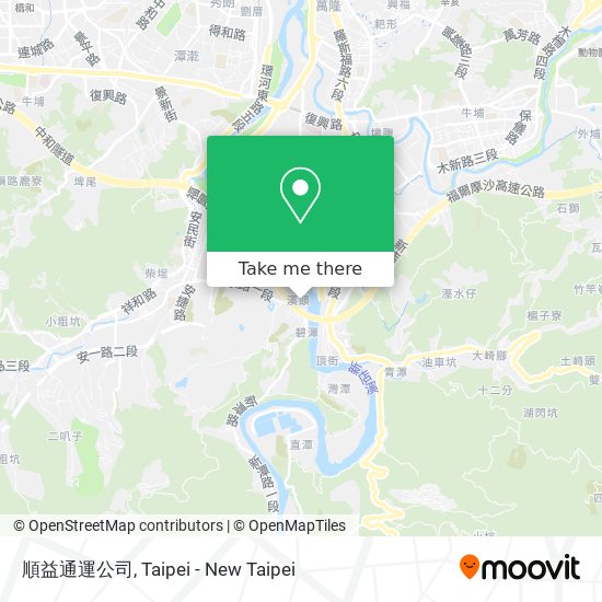 順益通運公司 map