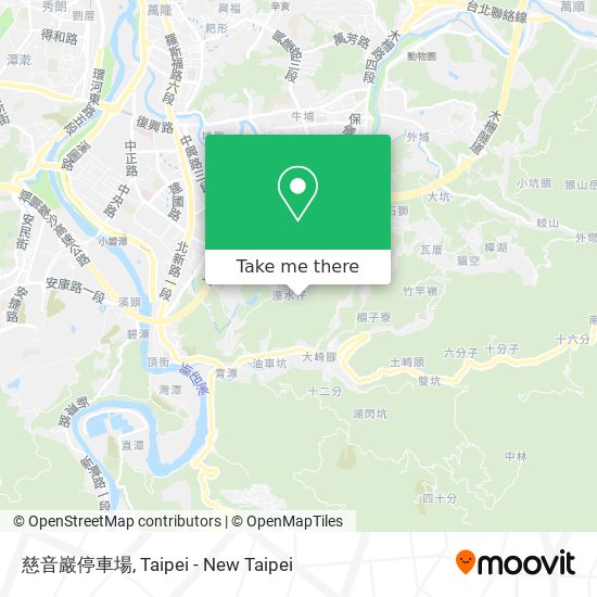 慈音巖停車場 map