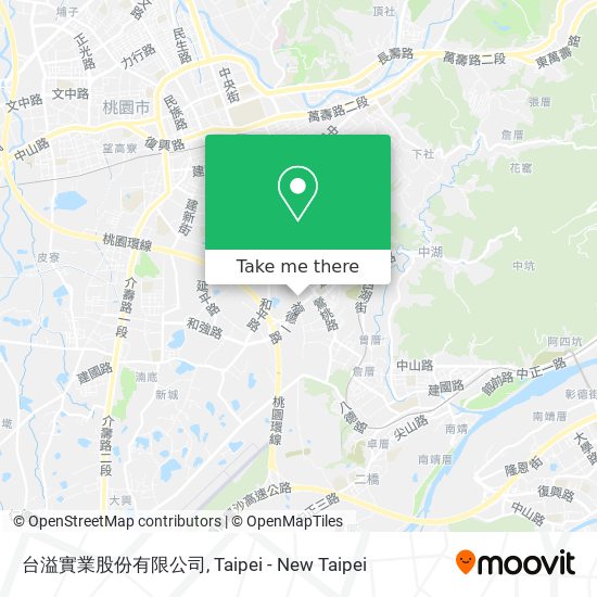 台溢實業股份有限公司 map